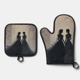 Liefde Altijd Ovenwant & Pannenlap Set
