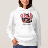 Liefde altijd Valentijn hartillustratie Hoodie (Voorkant)