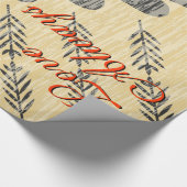 Liefde altijd Valentijn ompakken papier (Hoek)