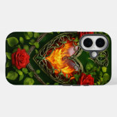 Liefde altijd Valentijnsdag iPhone Case (Achterkant (horizontaal))