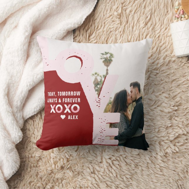 Liefde altijd & voor altijd | Koppel foto Kussen (Deken)