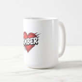 Liefde Amber Koffiemok (Voorkant rechts)