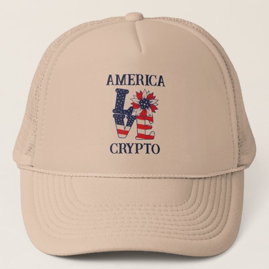 Liefde Amerika Trucker Pet (Voorkant)