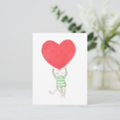 liefde, amour, amore briefkaart (Staand voorkant)