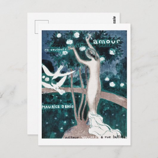 Liefde (Amour), Maurice Denis Briefkaart (Voorkant / Achterkant)