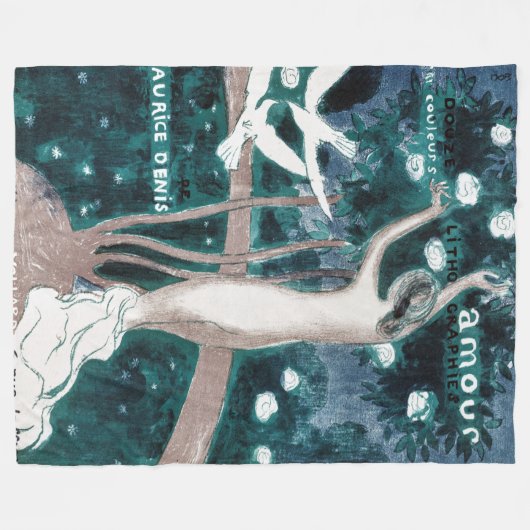 Liefde (Amour), Maurice Denis Fleece Deken (Voorkant (Horizontaal))