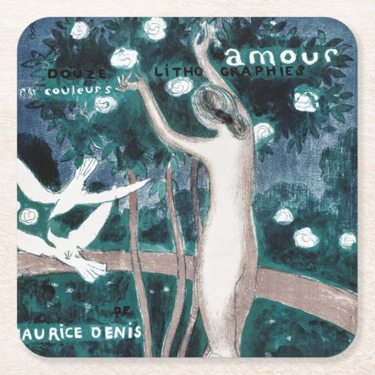 Liefde (Amour), Maurice Denis Kartonnen Onderzetters (Voorkant)