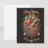 Liefde Anatomie: Passie Kamer en Liefde Bites Feestdagenkaart (Voorkant / Achterkant)