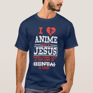 Liefde animme, maar Jezus komt altijd op de eerste T-shirt