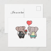 liefde ansichtkaart briefkaart (Voorkant / Achterkant)