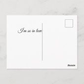 liefde ansichtkaart briefkaart (Achterkant)