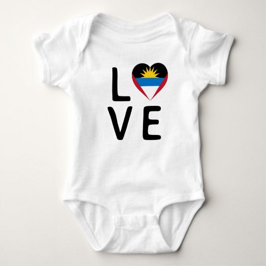 Liefde - Antigua en Barbuda Flag Romper (Voorkant)