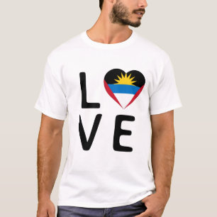 Liefde - Antigua en Barbuda Flag T-shirt