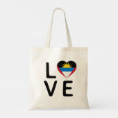 Liefde - Antigua en Barbuda Flag Tote Bag (Achterkant)