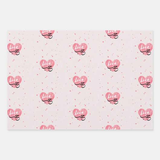 liefde arabische habibi inpakpapier vel (Voorkant)