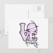 Liefde Archery Briefkaart (Voorkant / Achterkant)