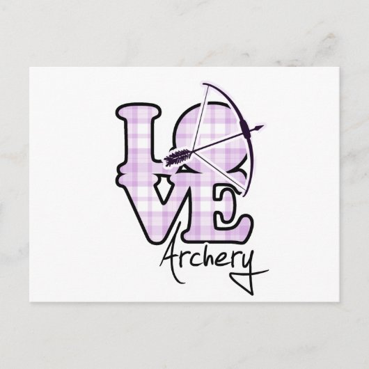 Liefde Archery Briefkaart (Voorkant)