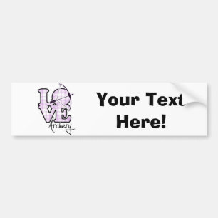 Liefde Archery Bumpersticker