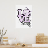 Liefde Archery Poster (Keuken)
