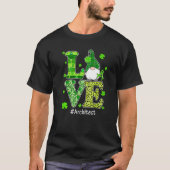 Liefde Architect Gnome Leopard St Patrick's Day Ir T-shirt (Voorkant)