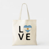 Liefde - Argentijnse vlag Tote Bag (Achterkant)