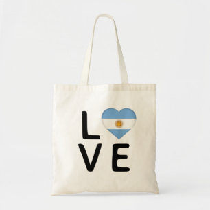 Liefde - Argentijnse vlag Tote Bag
