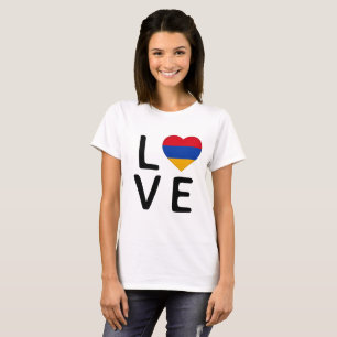 Liefde - Armeense vlag T-shirt