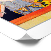 Liefde. Art Deco Art afdrukken Poster (Hoek)