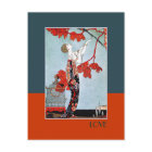 Liefde. Art Deco Valentijnsdag Briefkaarten