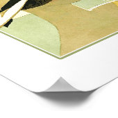 Liefde. Art Deco Valentijnsdag Cadeauafdrukken Poster (Hoek)