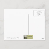 Liefde. Art Deco-Valentijnsdag Feestdagenkaart (Achterkant)