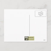 Liefde. Art Deco-Valentijnsdag Feestdagenkaart (Achterkant)