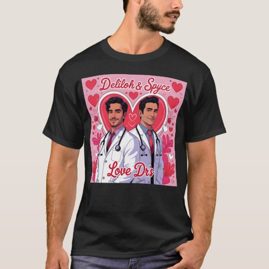 Liefde arts vriend t-shirt (Voorkant)