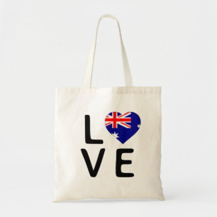 Liefde - Australische vlag Tote Bag