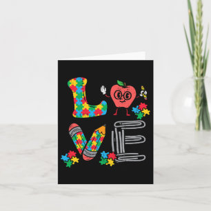 Liefde Autisme Bewustzijn Leraar Snelheid Speciaal Kaart