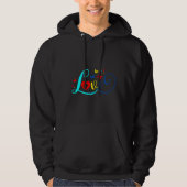 Liefde autisme hoodie (Voorkant)