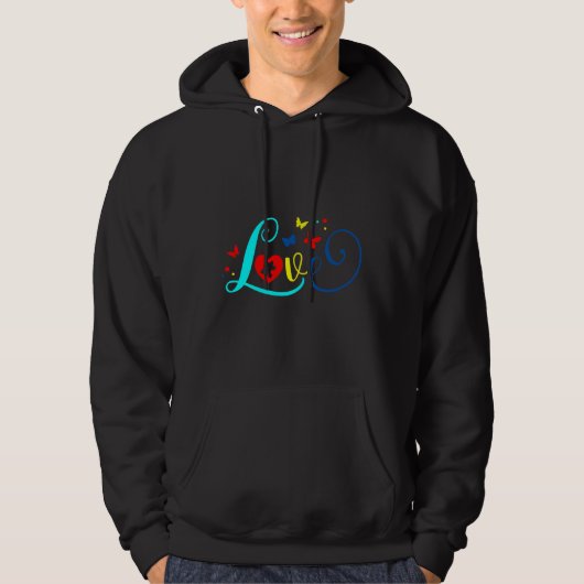 Liefde autisme hoodie (Voorkant)