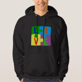 Liefde autisme hoodie (Voorkant)