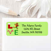 LIEFDE Autisme Kerstmis Etiket (Insitu)