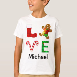LIEFDE Autisme Kerstmis T-shirt
