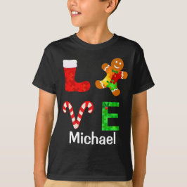 LIEFDE Autisme Kerstmis T-shirt