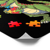 Liefde autisme t Rex dinosaurus zelden anders dan Poster (Hoek)