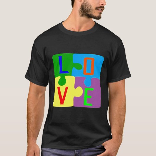 Liefde autisme t-shirt (Voorkant)