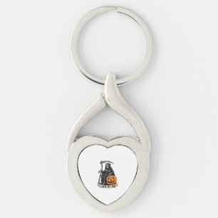 Liefde Baan Grim Reaper Halloween Pompoen Zeis_1 Sleutelhanger