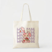Liefde Babe Valentijn Bunny Tote Bag (Voorkant)