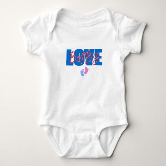 Liefde Baby Body Romper (Voorkant)