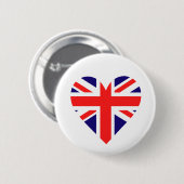 Liefde, Baby, kroon Ronde Button 5,7 Cm (Voorkant /achterkant)