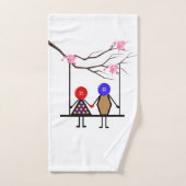 liefde bad handdoek (Handdoek)