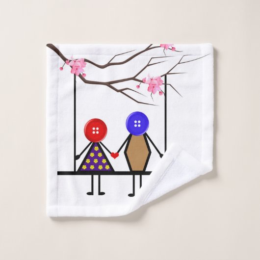 liefde bad handdoek (Wasdoekje)
