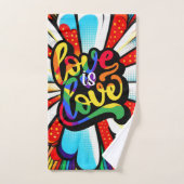 Liefde Bad Handdoek (Handdoek)